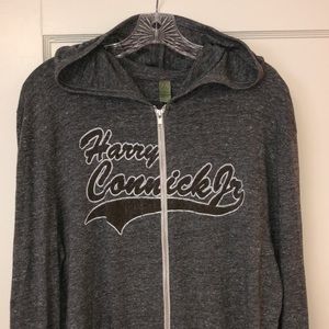 Alternative Earth Harry Connick, Jr Tour Hoodie Gray Zip Hooded Jacket Size L